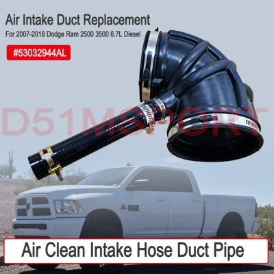 #53032944AL Air Clean Intake Hose Duct Pipe For 07-18 Dodge Ram 2500/3500 6.7L
