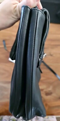 Zadig & Voltaire Twin's Zip Large Bag Black Leather, NEW Missing