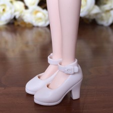 White Shoes For Blyth Doll 1/6 High Heel Shoes For Licca Doll Mini Shoes Toy
