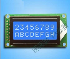 1PCS Blue 0802 LCD 8x2 Character LCD Display Module 5V LCM For Arduino Raspberry
