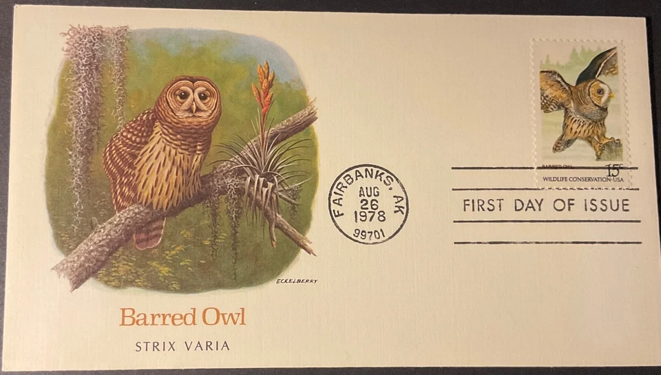 USA 1978. Conservacion de la naturaleza - Búhos. NHM. Bloque 4 sellos + 9 FDC - Imagen 2 de 4
