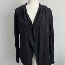 ATHLETA black nirvana wrap with hood XS