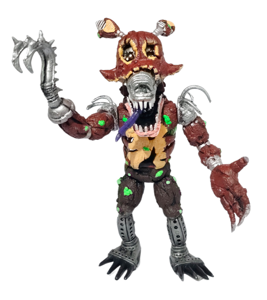 TOY FIGURE MEXICAN Five Nights at Freddy's TWISTED FREDDY FOXY 10 incH