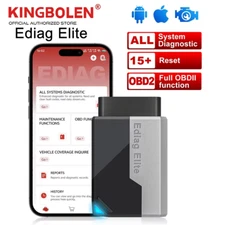 KINGBOLEN Ediag Elite OBD2 Scanner Bi-directional Bluetooth For Vehicles IOS CAN