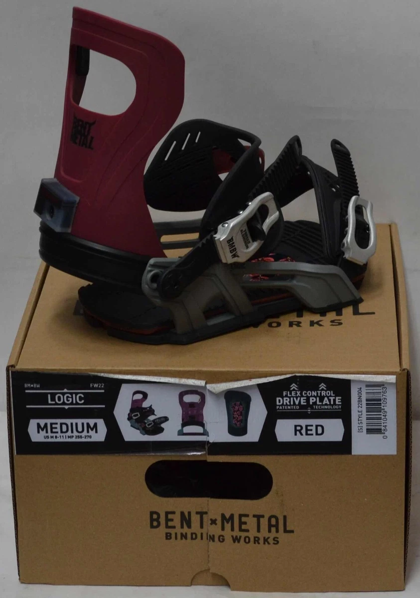 2023 Bent Metal Logic Bindings - Color Red - Size Medium