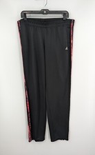 Adidas Joggers Men  s XL Black Straight Leg Cotton 36 X 32