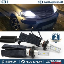 Kit Lampadine LED per Citroen C3 1 ANABBAGLIANTI H7 Luce Bianca CANbus 6500K