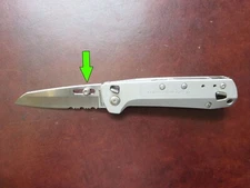 Leatherman FREE K2/K4 Thumb Stud Only Stainless Steel Knife Blade Opener - READ