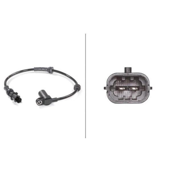 Hella Sensor DrehzahlfüHler Vorne Rechts Links FüR Opel Corsa C F08 F68-image