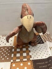 2022 Aurora Pterodactyl Winged Flying Dino Dinosaur Red Brown Shiny Scales Plush