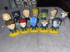 MARVEL AVENGERS MCDONALD'S SET LOT Of 12 HAPPY MEAL TOYS Iron Man Black Panther 