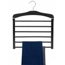 Only Hangers Black Wood Multi Pant Hanger (pack of 3)