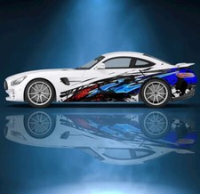 Striped Abstract Geometric Ink Splash Car Side Sticker Vinyl Universal Fit Mod Striped Abstract Geometric Ink Splash Car Side Sticker Vinyl Universal Fit Mod