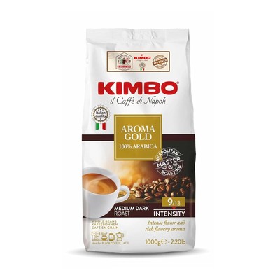 Gold 100% Arabica ganze Kaffeebohnen dunkle Röstung ausgezeichnet für Lattes ...