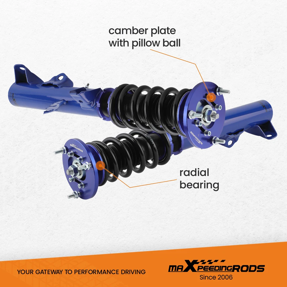 Kit de suspensión MaXpeedingrods Coilovers para BMW E36 Serie 3 Tracción trasera 1992-1999 Foto 4 de 4