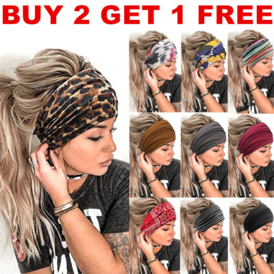 Jesries Headbands For Women Non Slip Turban Hair Wrap Elastic Hair - Foto 6