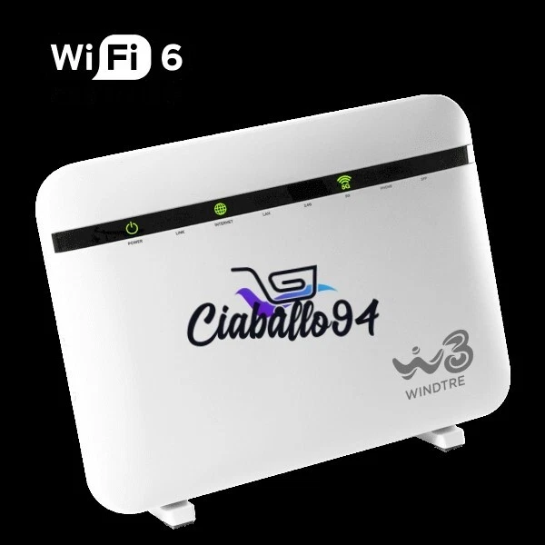 Modem Zyxel Wind 3 tre WI-FI 6 Hub Adsl Fibra DX5401 Wireless 6 - Immagine 2 di 2