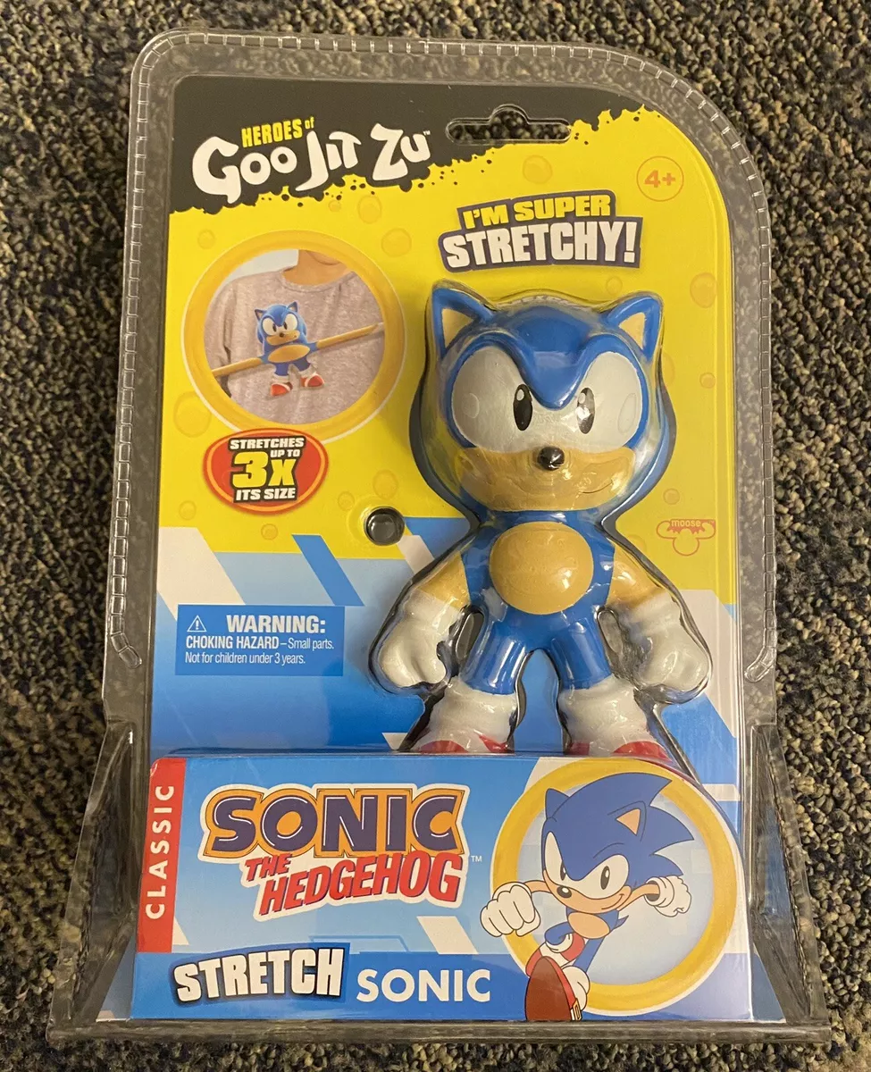 CLASSIC SONIC THE HEDGEHOG - STRETCH SONIC - HEROES OF GOO JIT ZU