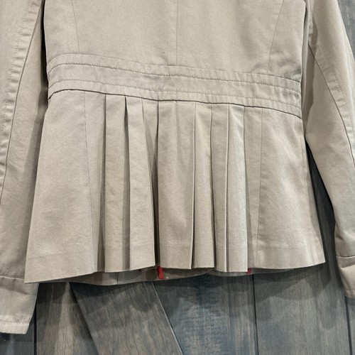 J Crew Women's Chino Classic Twill Collared Fitted Pleated Back Jacket Size 0 - Picture 7 of 13