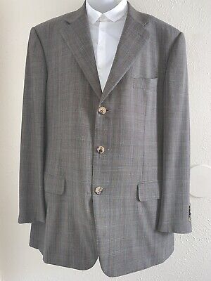 Ermenegildo Zegna Mens Sz 54 L Taglio Esclusivo 100% lana Ermenegildo Zegna Mens Sz 54 L Taglio Esclusivo 100% lana