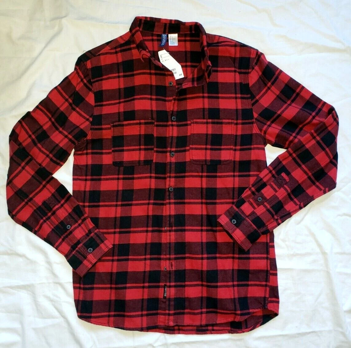 H&m top flannel shirt