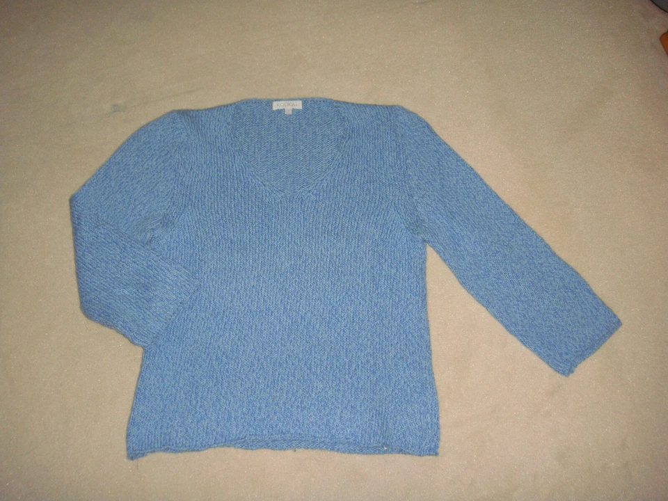 Pull Fin Bleu Ciel Chiné Kookaï - Taille 2 - Photo 1/1