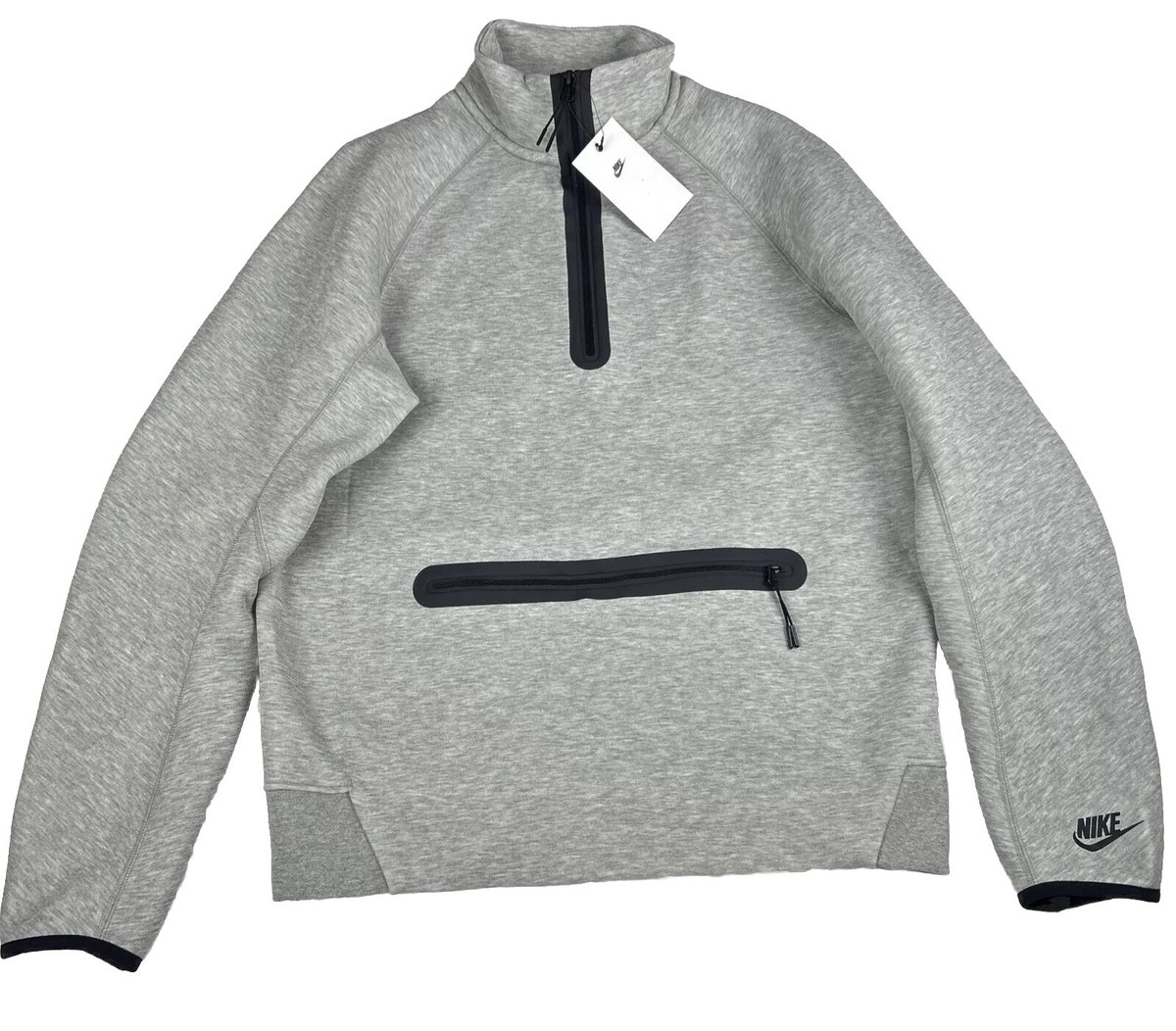 Nike Sportswear Tech Fleece Hoodie 1/2 Zip Drk Gray Heather Mens