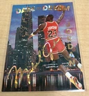Michael Jordan Promo Chicago Skyline Bulls Card Gold Ice Dare to Dream SP