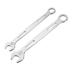 2pcs 10mm12mm Combination Wrench Thin Metric 12-point Box And Open End Spanner