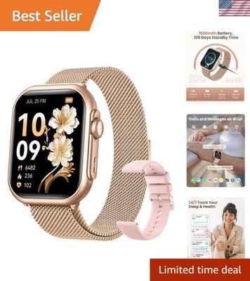 Smart Watch for Android/iPhone, 5ATM Fitness Watches for Women with 110+ Spor...