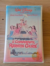 THE COMMANDER ROBINSON CRUSOE - VHS WALT DISNEY COD 4077 EX RENTAL *VERY RARE