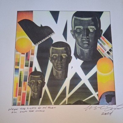 Winston Smith When The Lights Go On Again All Over The World SIGNED 9x9  2008