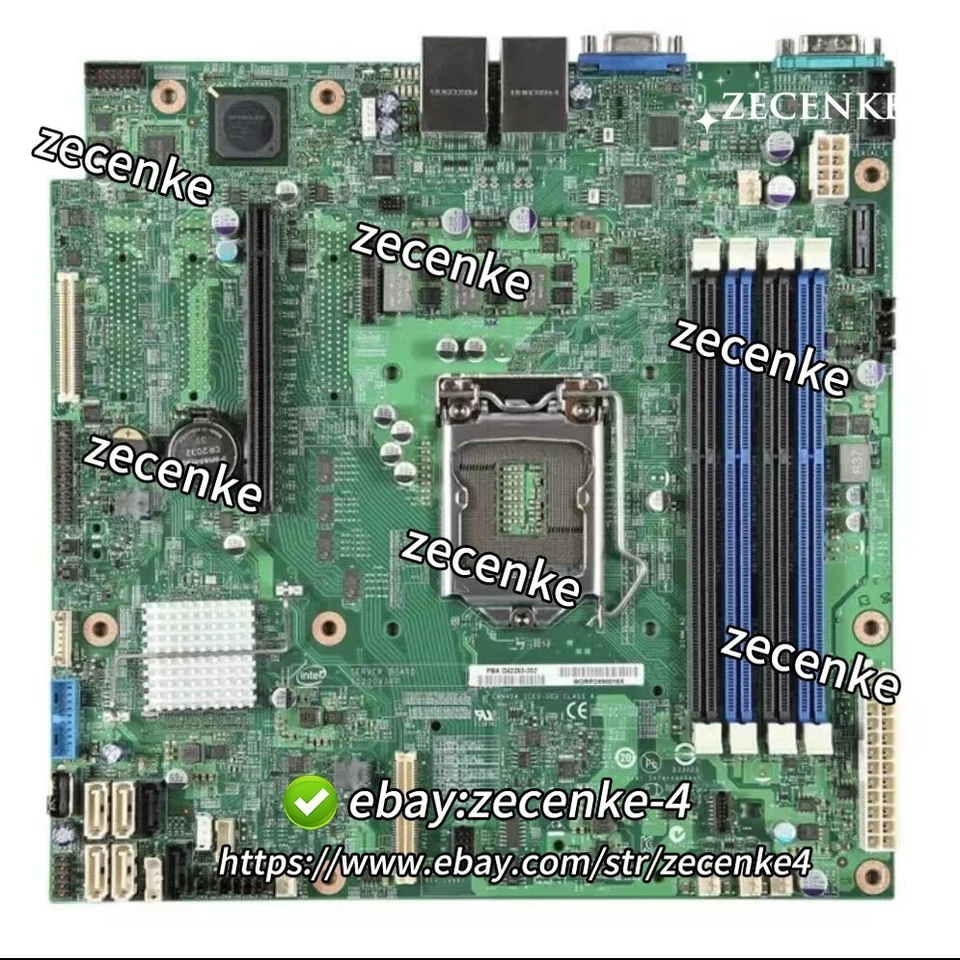 Intel DBS1200V3RPO Chipset-C224 Socket-LGA1150DDR3L-1600MHz Motherboard - Image 2 of 4