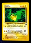 Pikachu #27 Thundershock Non Holo Black Star Promo WOTC MP Free eBay Shipping