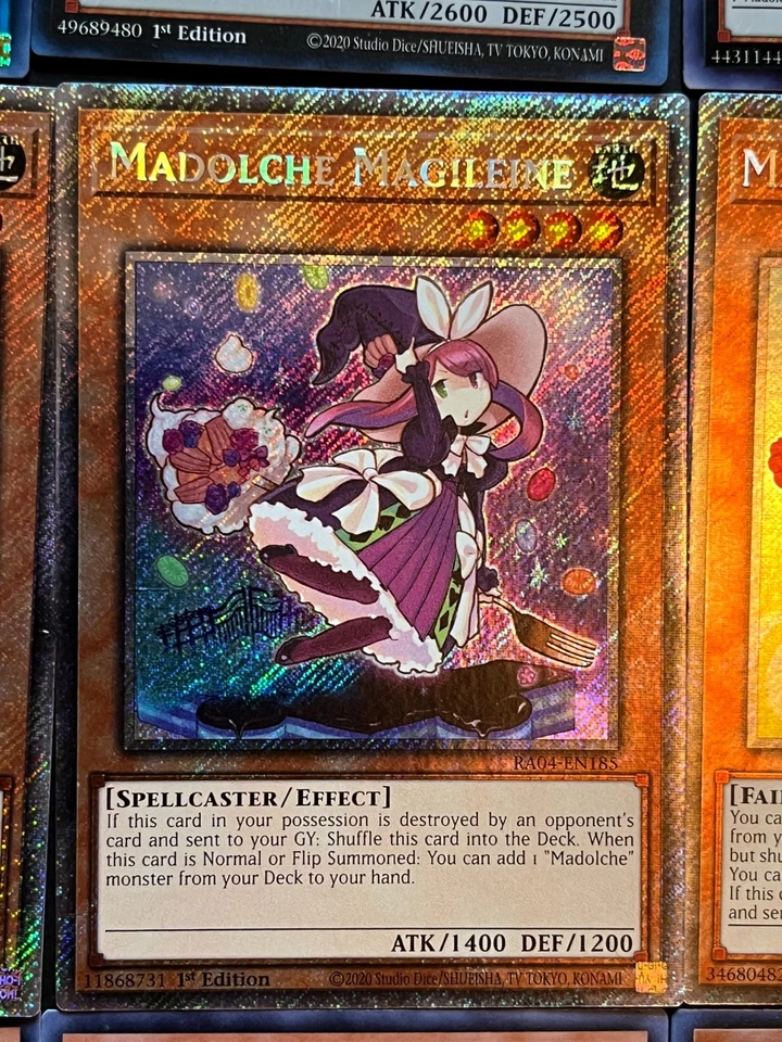 YUGIOH MADOLCHE DECK- MAGILEINE- ANJELLY- TICKET- QUEEN- MEW- BUTLERUSK NM - Image 2 of 4