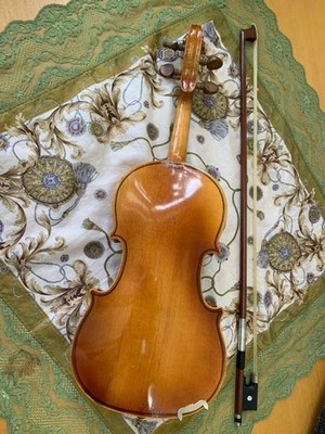 Kiso Suzuki 1/8 Violin Vintage 1965 Child Size with Bow for Repair