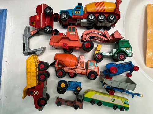 Vintage Matchbox Lesney Toys Job Lot Trucks / Cars / Trailers #11