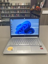 HP 14-dk1032wm 14" AMD Ryzen 3 350U, 128GB SSD, 4GB RAM, 2.6GHz w/Extras