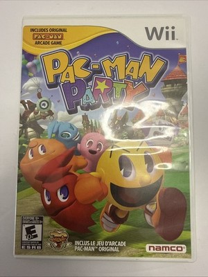 Pac-Man Party (Nintendo Wii, 2010) CIB Complete Tested Game w/ Manual