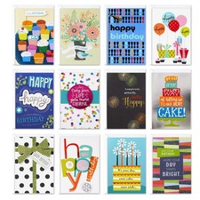 Hallmark Assorted Birthday Greeting Cards 12 Cards And Envelopes 5Stz5016
