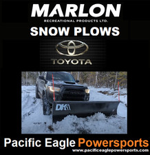 2016 - 2023 Toyota Tacoma Dk2 82 X 19 Snow Plow Kit 2 Front Hitch Full Set