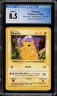 Pokemon Pikachu CD Promo Base Set Shadowless Red Cheeks Japanese/English CGC 8.5
