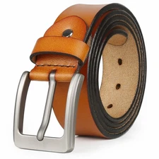 JingHao Men s Plus Size Belt Men s Leather Belt Fashionable Casual Jeans Be 652