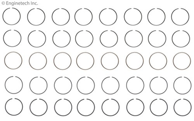 #ad Engine Piston Ring Set M40718 STD $68.99