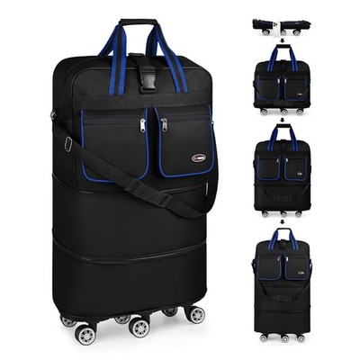 Expandable Rolling Duffle Bag Wheeled Luggage Foldable Suitcase 30'' 36'' 40''
