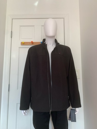 Tommy Hilfiger Men's Classic Soft Shell Black Jacket Size XXL $150 - Picture 3 of 10