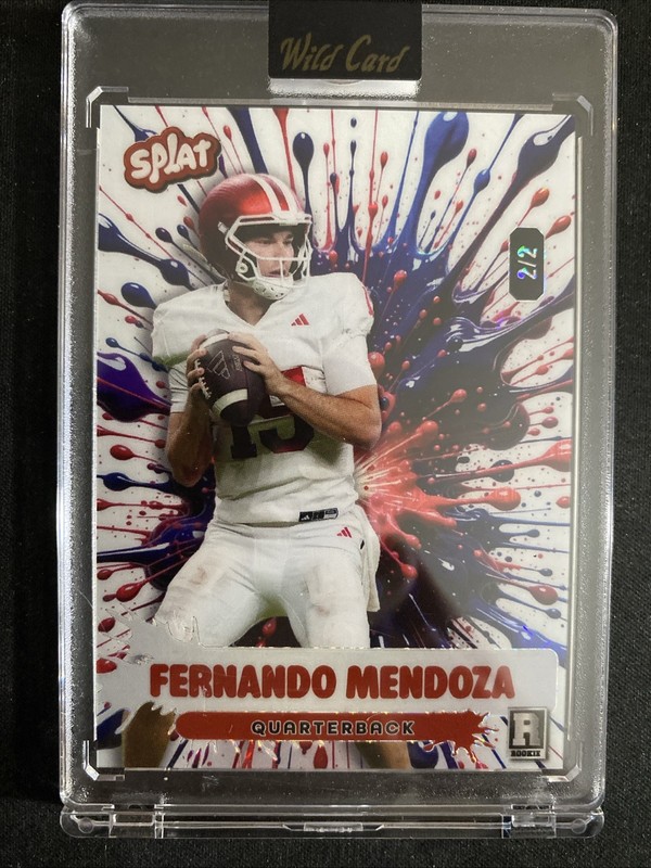 2026 Wild card splat Navy And purple mojo Fernando Mendoza 2/2