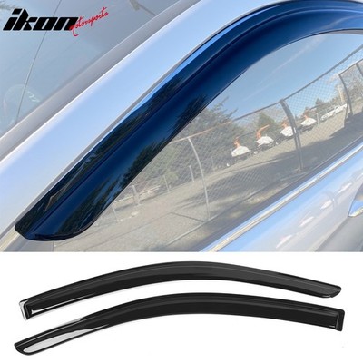Fits 13-17 Honda Accord Coupe Acrylic Side Window Visors Sun Rain