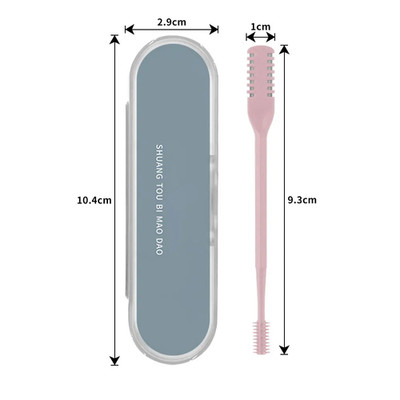 Portable Manual Nose Hair Trimmer Washable for Men and Women with Storage Box Wa