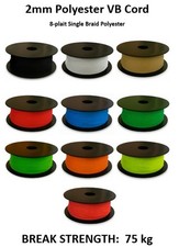 Australian Made 2mm Polyester VB Cord PER 10 METRES Venetian Blind Rope String